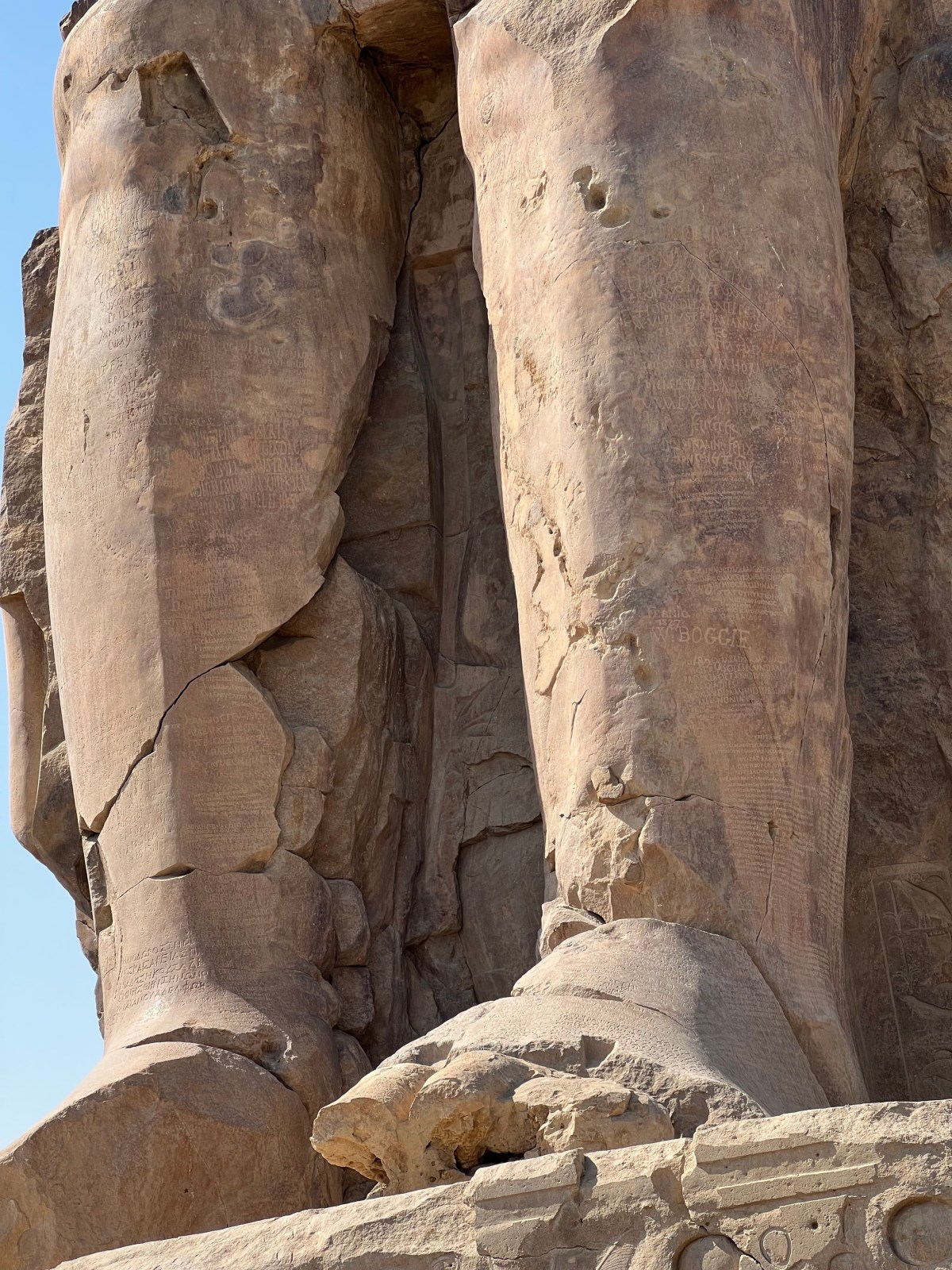 Roman-Era Inscriptions at the Colossi of Memnon in Luxor